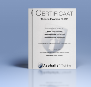 EHBO Theorie Certificaat Asphalia